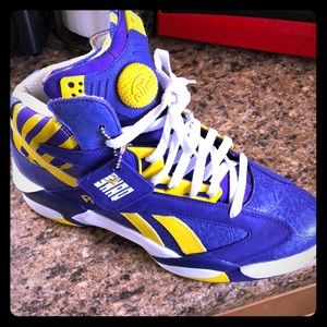 Shaq LSU Reebok Pumps Never Worn, Size 10.5